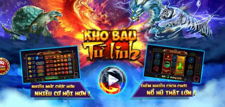 Nổ Hũ Kho Báu Tứ Linh Tại Go88 Chinh Phục Huyền Thoại Vàng Đỉnh Cao