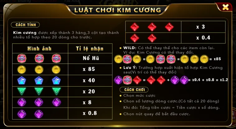 Trải Nghiệm Thế Giới Săn Thưởng Đỉnh Cao Của Minigame Kim Cương Tại Go88
