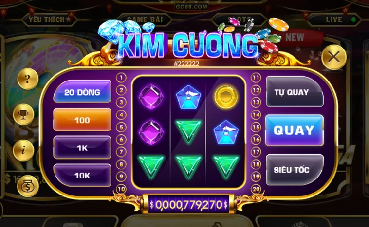 Trải Nghiệm Thế Giới Săn Thưởng Đỉnh Cao Của Minigame Kim Cương Tại Go88