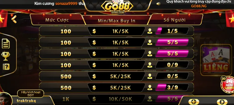 Liêng Tại Go88 Sân Chơi Đỉnh Cao Dành Cho Những Cao Thủ Đánh Bài Chuyên Nghiệp