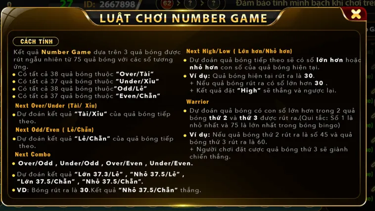 Siêu Phẩm Number Game Tại Go88 Cơ Hội Trúng Thưởng Hấp Dẫn Mỗi Ngày