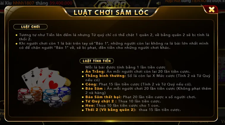 Sâm Lốc Tại Go88 Đẳng Cấp Với Những Ván Bài Căng Thẳng Đỉnh Cao