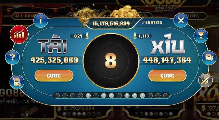 Casino Tài Xỉu Tại Go88 Sân Chơi Đấu Trí Đẳng Cấp Với Tỷ Lệ Thắng Khủng