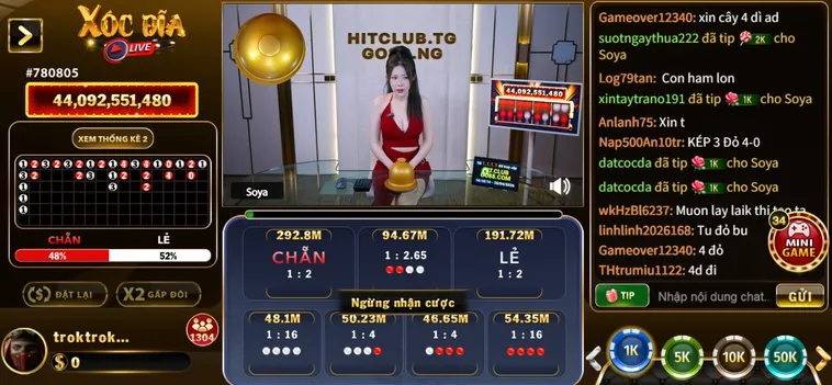 Đẳng Cấp Sân Chơi Xóc Đĩa Livestream Tại Go88 Với Dàn Dealer Xinh Đẹp Hấp Dẫn